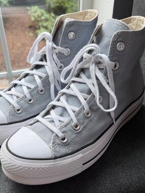 Converse Chuck Taylor Platform High Top Blue Gray Women’s 10 EU 41.5